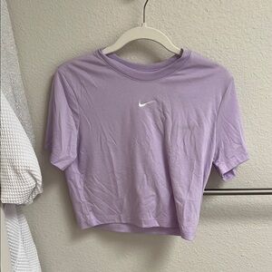Nike Women's Purple Crop Top